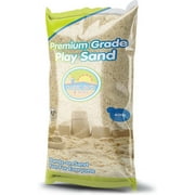 Classic Sand and Play Sand for Sandbox, Table, Therapy, and Outdoor Use, 40 lb. Bag, Natural, Non-Toxic, Wet Castle Building for Creativity and Stimulates Sensory Skills